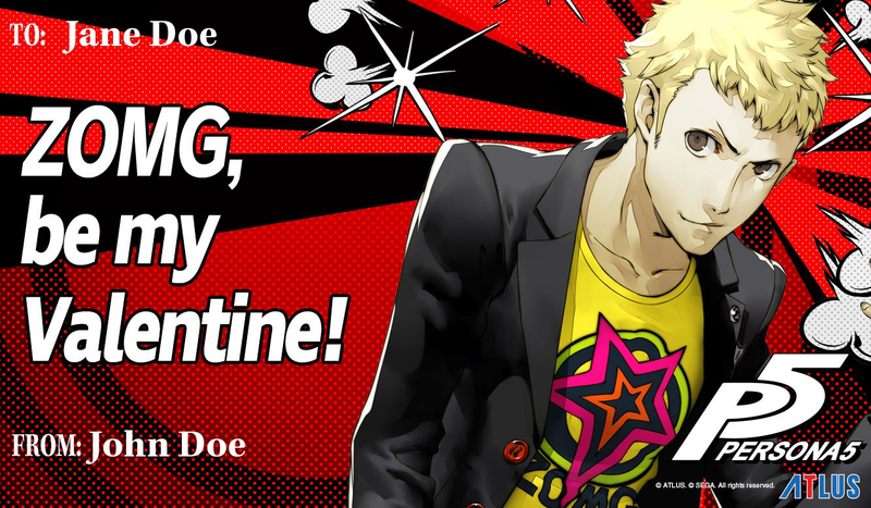 Illustration for article titled Ranking the Persona 5 Valentines Day Cards